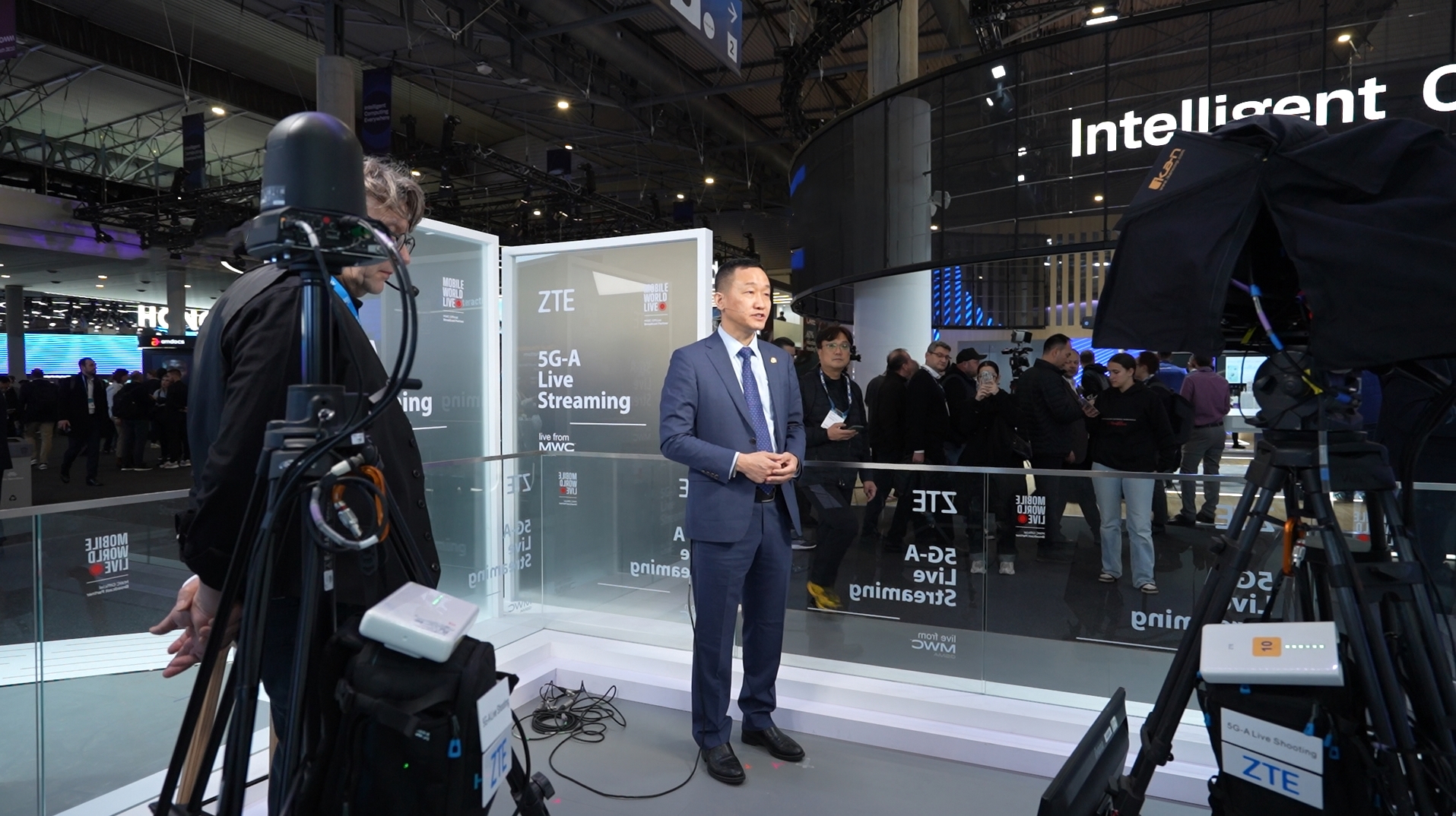 Mobile World Live and ZTE utilize 5G-A-powered broadcast at MWC Barcelona 2025